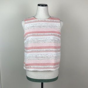 Katherine Barclay Tweed Watermelon White Top